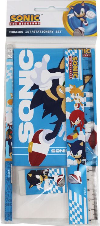 Sonic Σετ Σχολικό Και Μπλοκ (334-89755) (0)