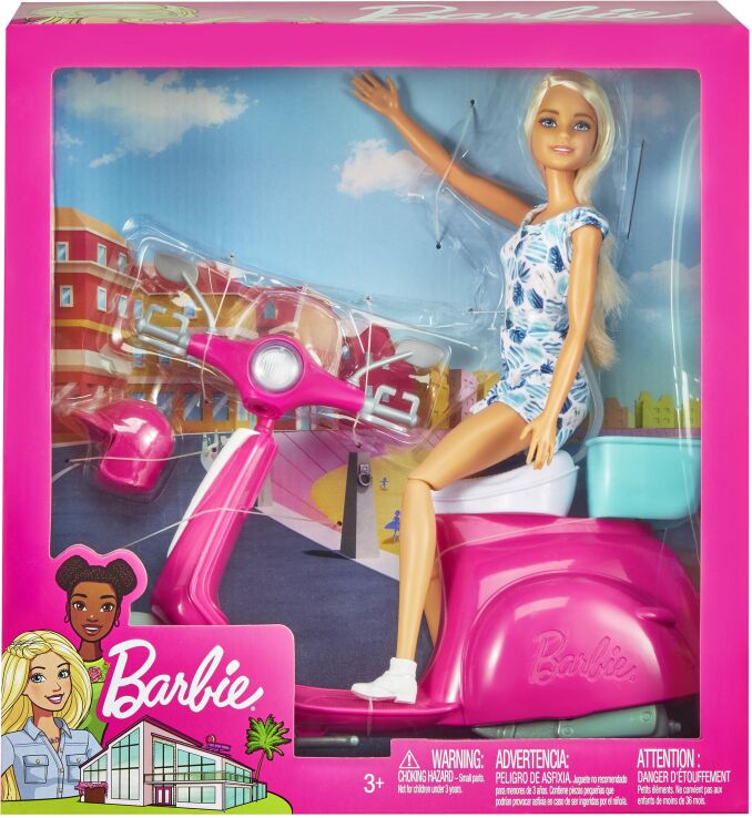 Barbie Vespa & Κούκλα (DMR50) (1)