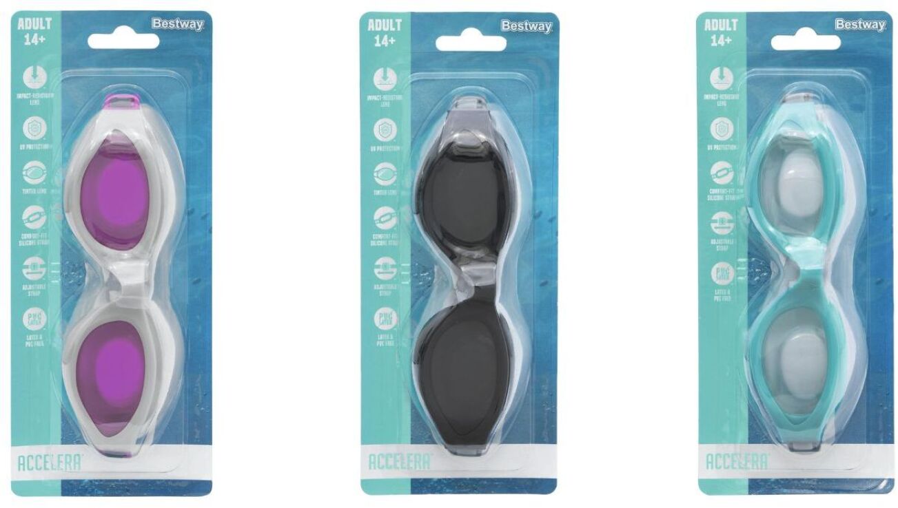 Bestway Γυαλιά Κολύμβησης-IX-1400 - 3 Σχέδια (21077) (2)