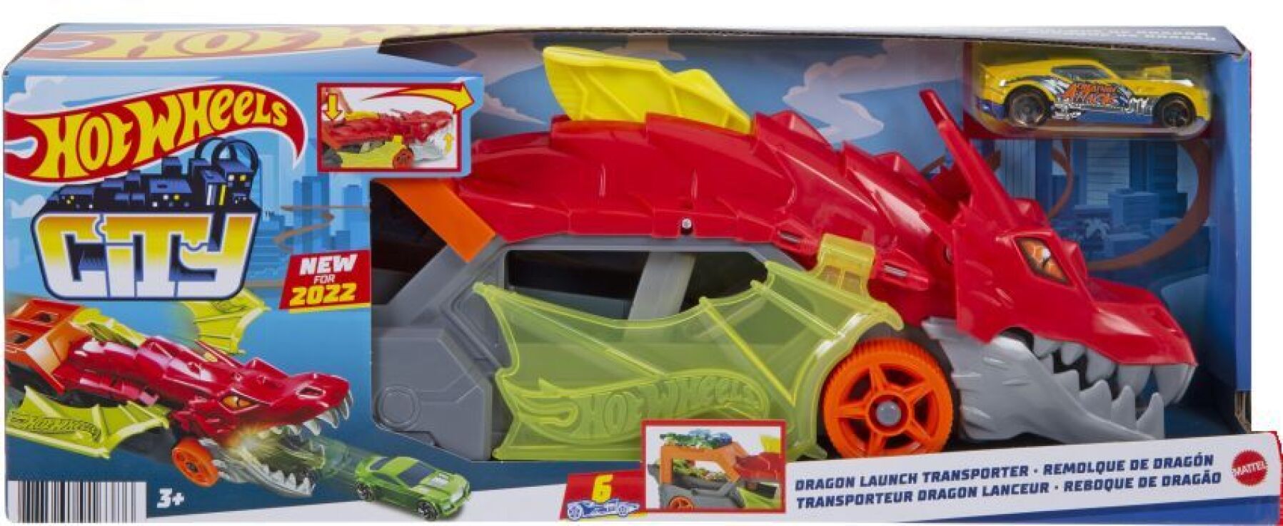 Hot Wheels Νταλίκα Δράκος (GTK42) (1)