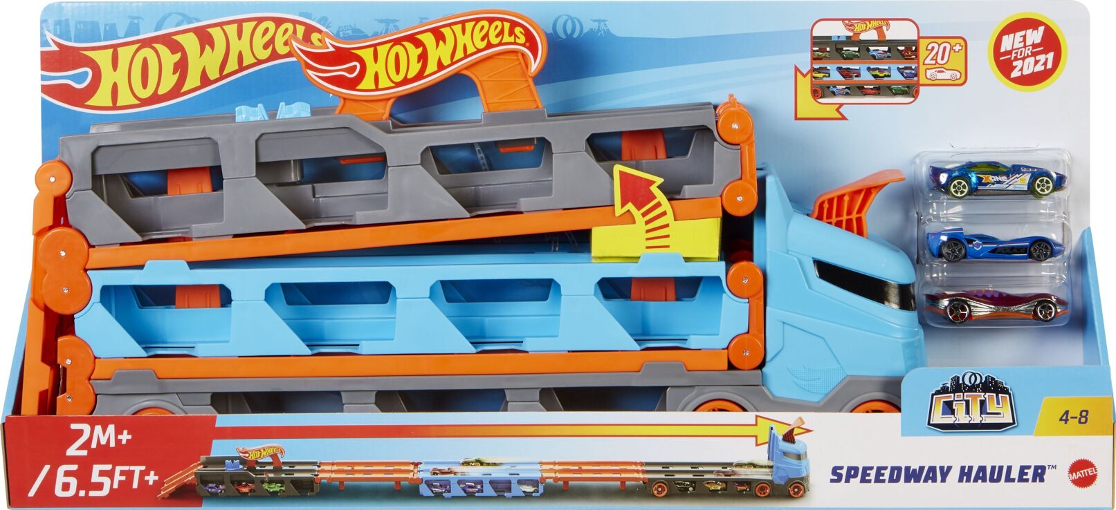 Hot Wheels Νταλίκα-Πίστα 2 Σε 1 (GVG37) (1)