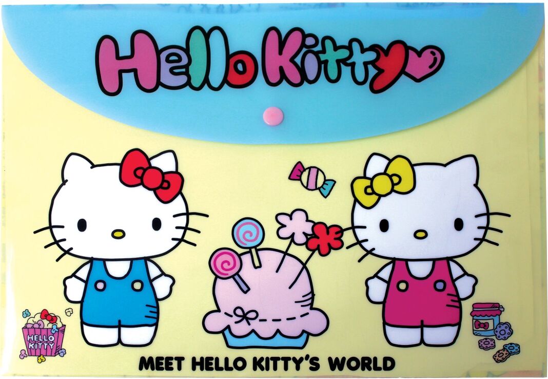 Hello Kitty Φάκελος Κουμπί Α4 PP-1Τμχ (335-76580) (0)