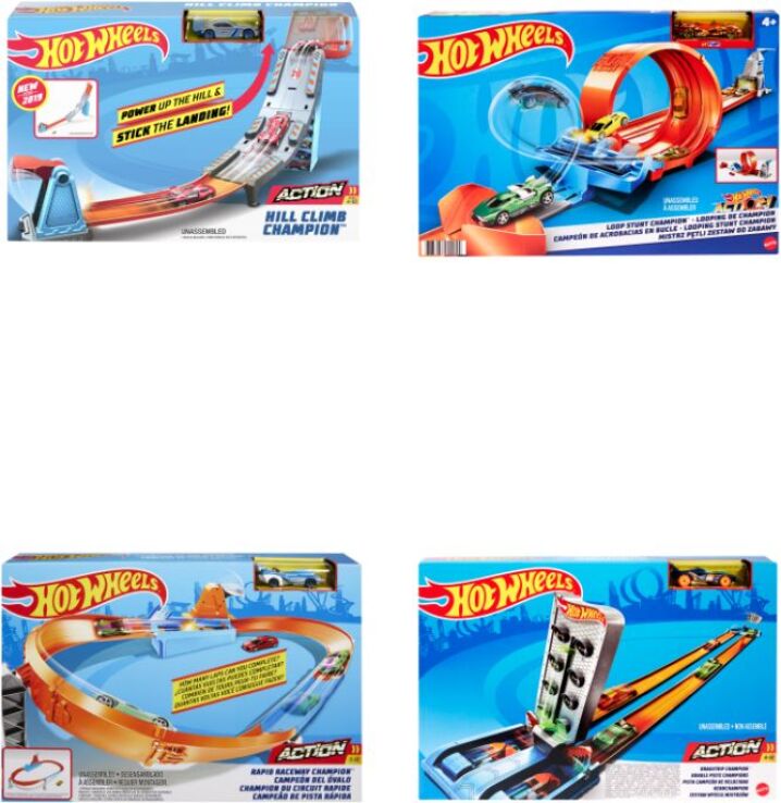 Λαμπάδα Hot Wheels Αγωνιστικές Πίστες-4 Σχέδια (GBF81) (2)