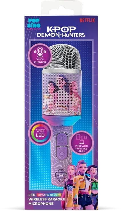 OTL K-Pop Demon Hunters Μικρόφωνο Karaoke Wireless Purple (ACC-1606) (1)