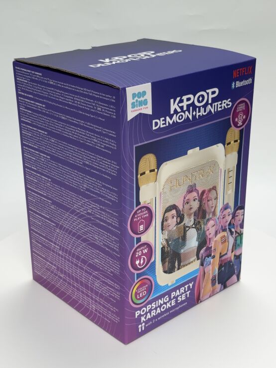 OTL K-Pop Demon Hunters Party Led Karaoke Set Gold (ACC-1608) (1)