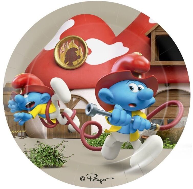 Πιάτα 23εκ.Smurfs 8Τμχ (B810397) (0)