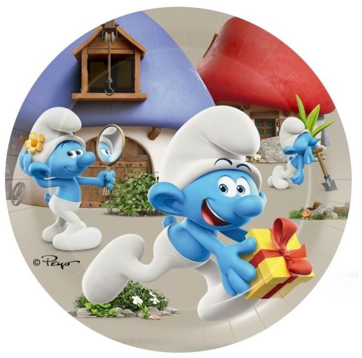 Πιάτα 18εκ.Smurfs 8Τμχ (B810398) (0)