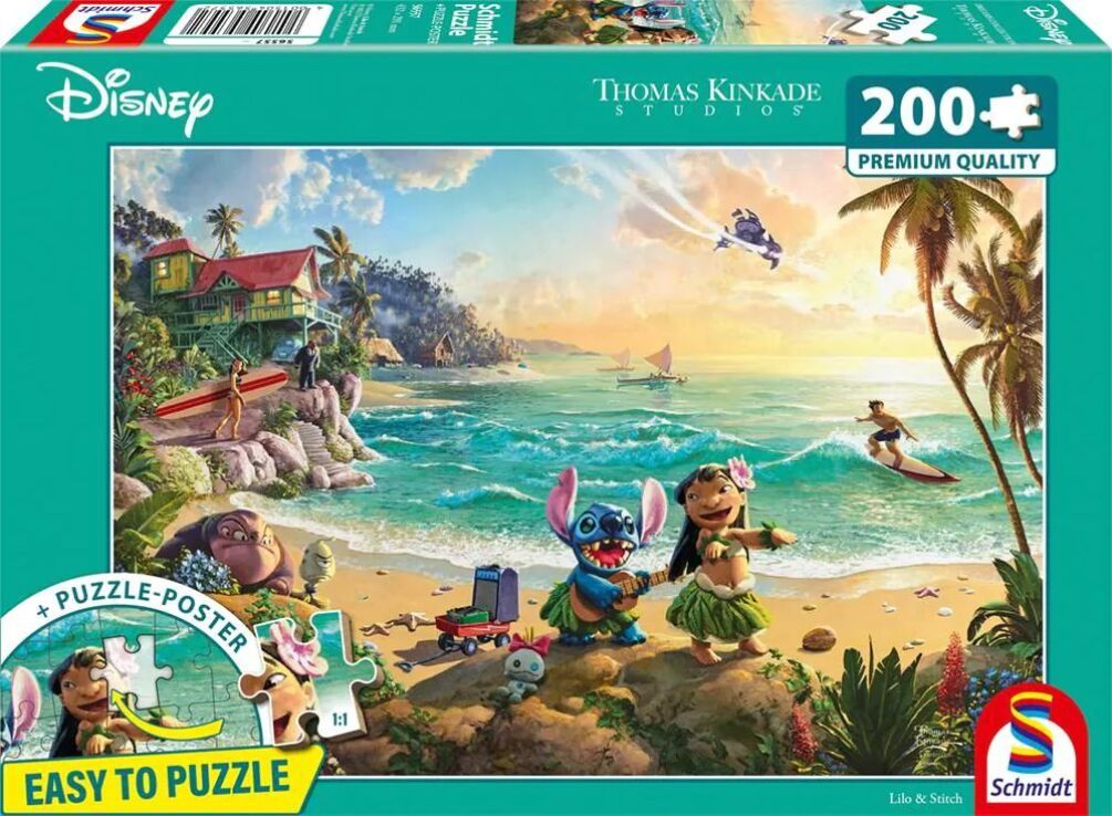 Παζλ Kinkade Disney 200-Lilo & Stitch (56557) (0)