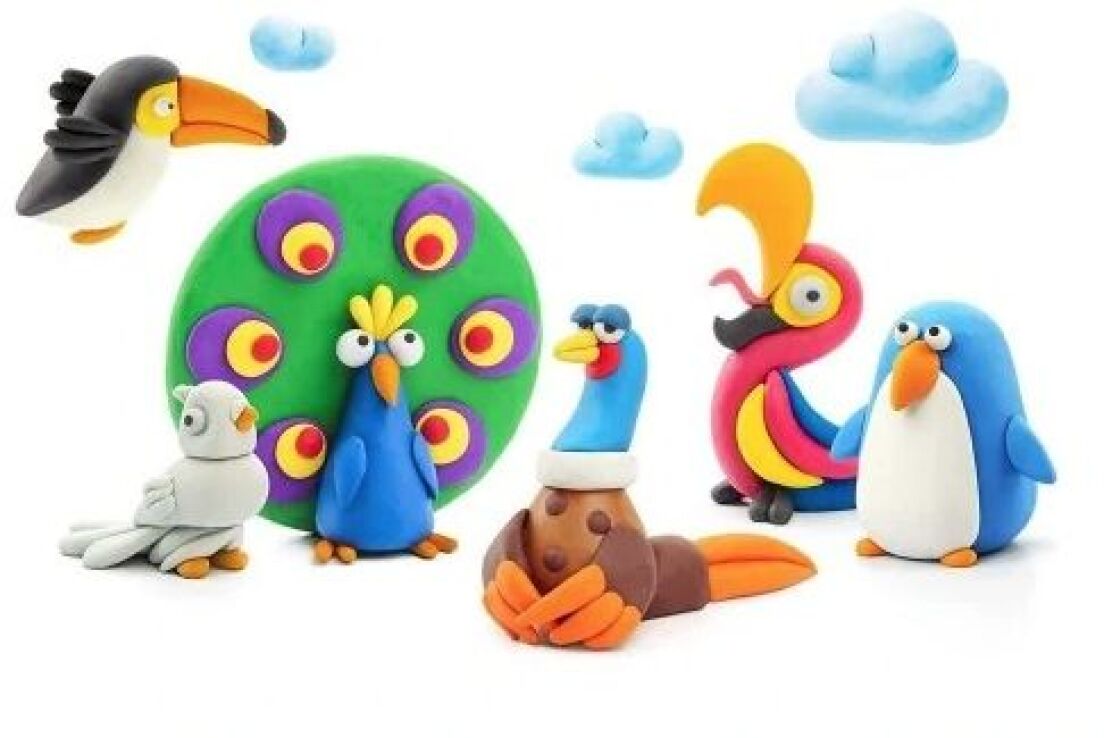 Hey Clay Σετ Πουλιά (440003) (1)