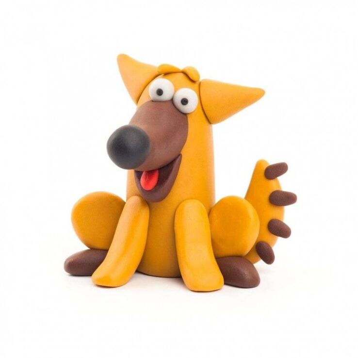 Hey Clay Claymates Σκύλος (440022) (1)