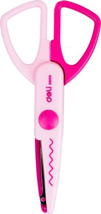 Deli Ψαλίδι Οδοντωτό Ζικ-Ζακ 13.5cm-2 Σχέδια (231.302168) (2)