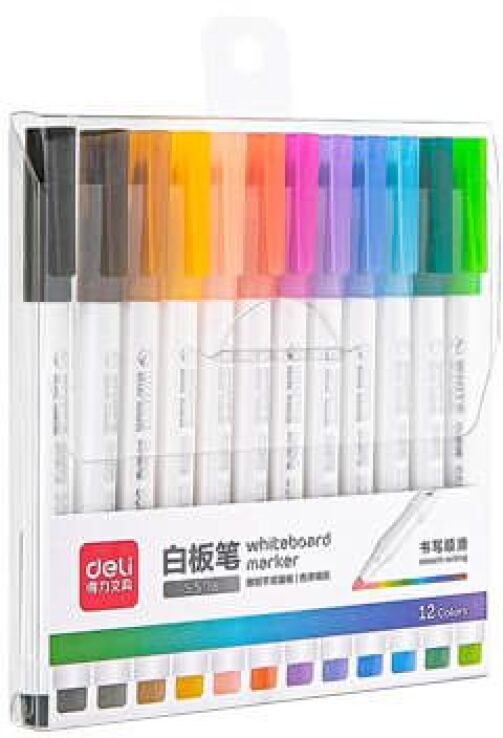 Deli Μαρκαδόρος Πίνακα 12 Χρώματα (904706) (0)