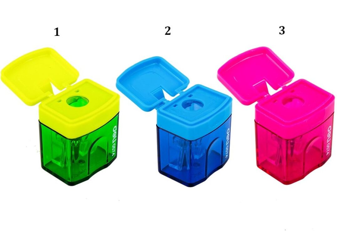 Deli Ξύστρα Comico Βαρελάκι Μονή 1Τμχ-3 Σχέδια (905260 (1)