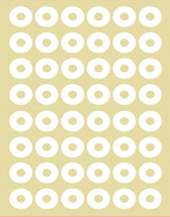 Bsb Ροδέλλες Αυτοκόλλητες Λευκές 15mm 48Φύλλα (56107-43) (0)