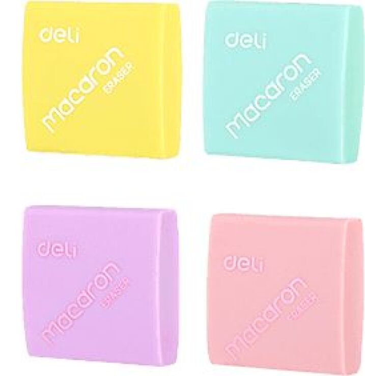 Deli Γόμα Macaron-4 Χρώματα-1Τμχ (231.930446) (0)