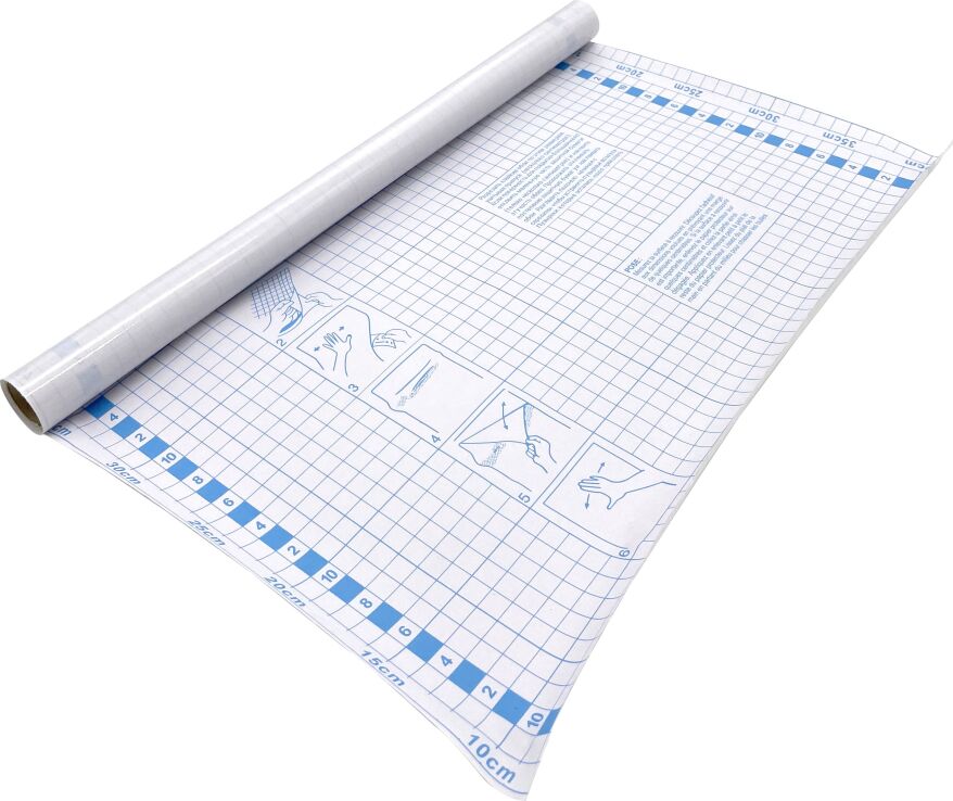 Metron Αυτοκόλλητο Διάφανο Ρολό 2x0.45m. (092776) (1)