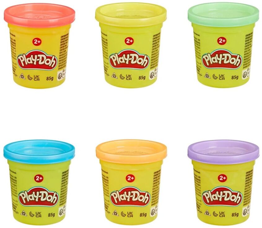 Playdoh Single Can-6 Σχέδια-1Τμχ (G0510) (0)