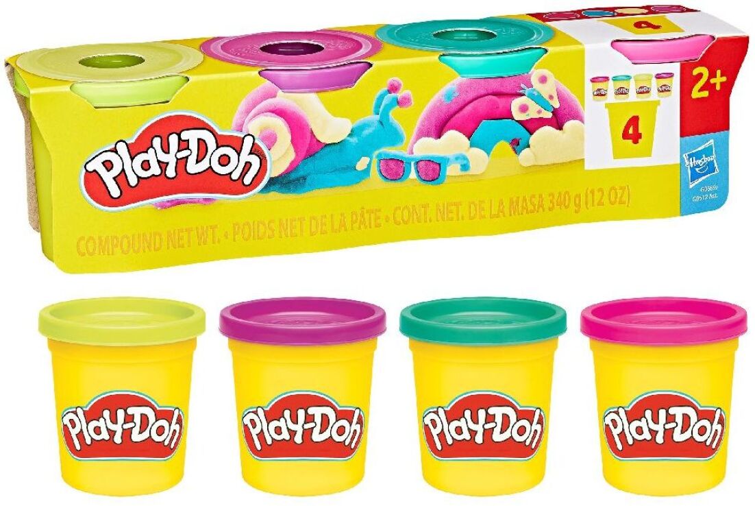 Playdoh Classic 4 Pack-2 Σχέδια (G0512) (0)