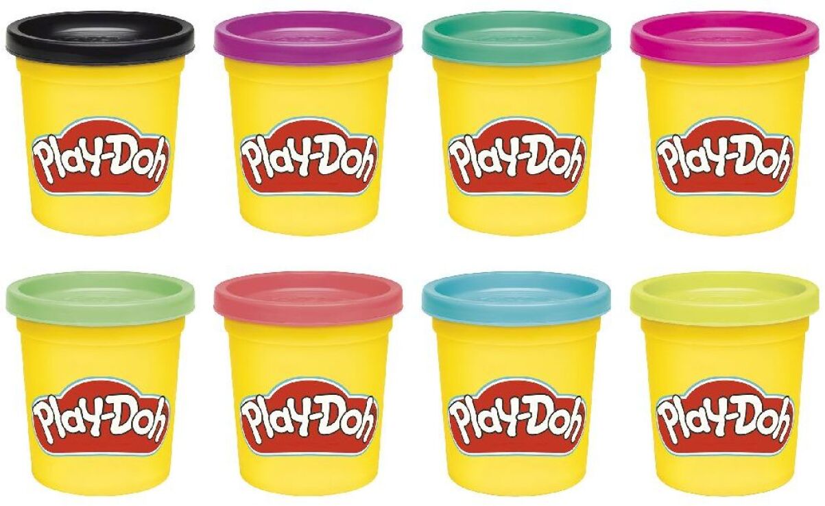 Playdoh Rainbow 8 Pack-2 Σχέδια (G0513) (3)