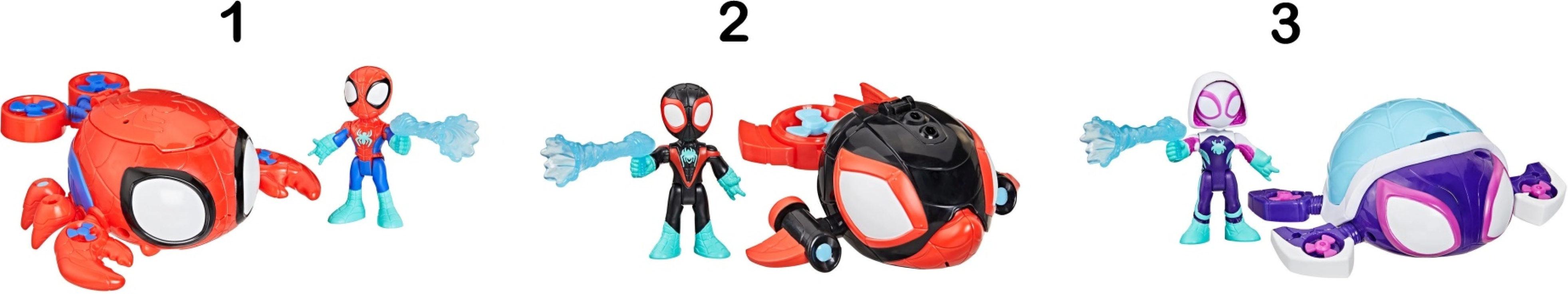 Spidey Saf Waterwebs Vehicle & Figure- Σχέδια (G0663) (1)