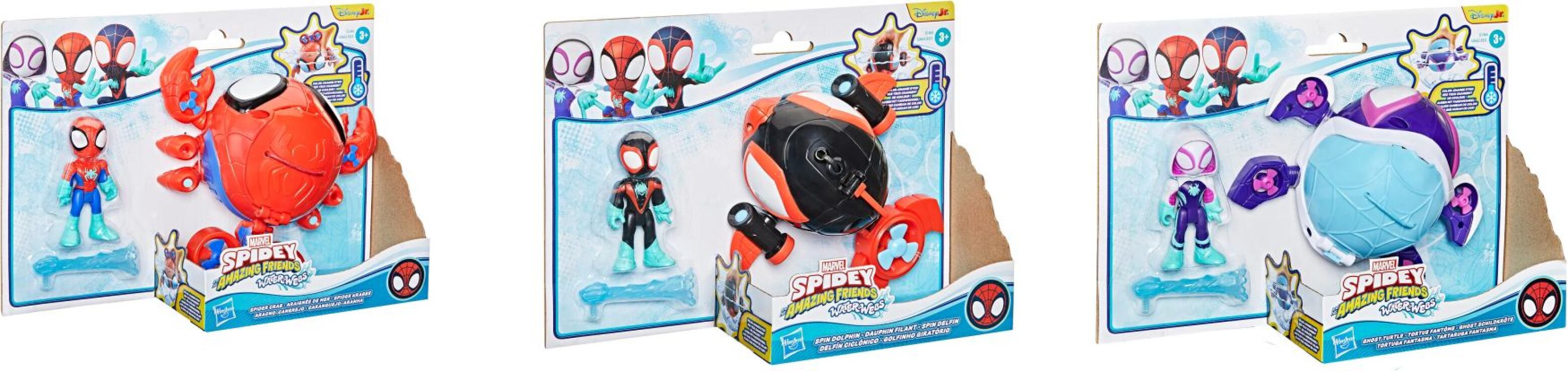 Spidey Saf Waterwebs Vehicle & Figure- Σχέδια (G0663) (2)
