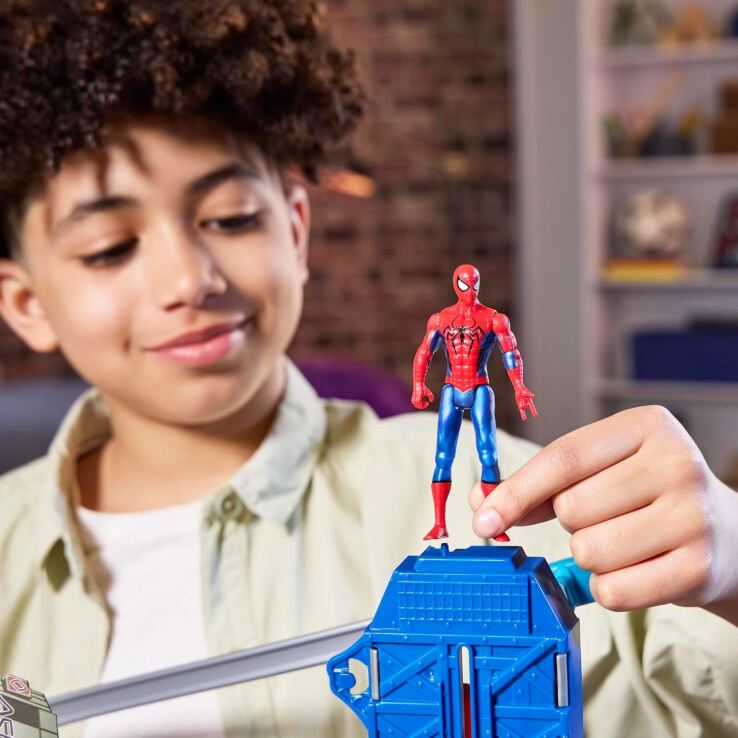 Spiderman 4"Venom VS Web City Showdown (G0737) (8)