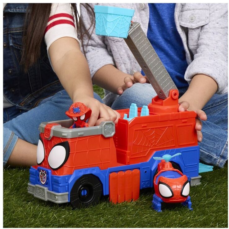 Spidey Saf Rescue Webs Firetruck (G1992) (2)