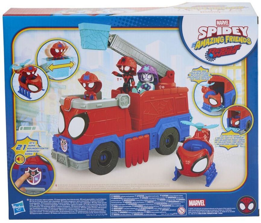 Spidey Saf Rescue Webs Firetruck (G1992) (3)