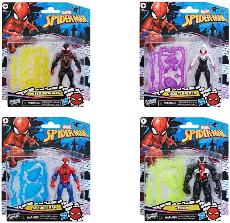 Spiderman Verse Action Figure & Gear-4 Σχέδια (G2718) (2)