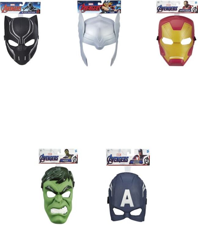 Avengers Hero Mask-5 Σχέδια (AVB9945) (2)