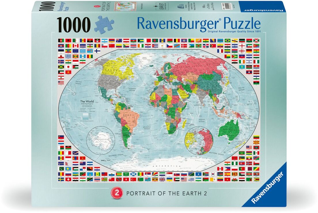 Παζλ 1000 Παγκόσμιος Χάρτης (12000052) (0)