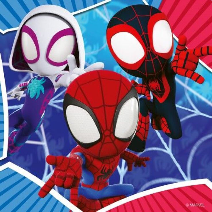  Ravensburger Παζλ 3X49 Spidey & Friends (05730) (1)