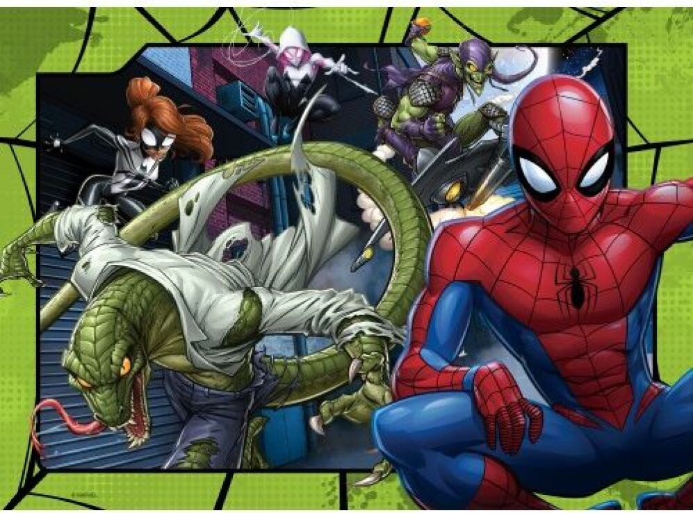 Ravensburger Παζλ 4x100 Spiderman (12001076) (3)