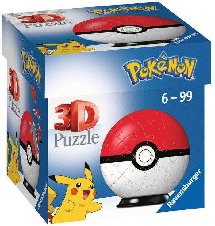 Ravensburger Πάζλ 3D Pokemon 54Τμχ-4 Σχέδια (741175) (0)