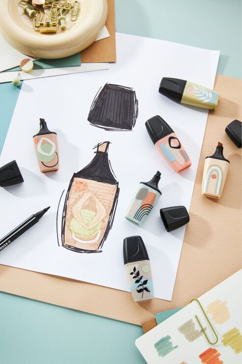 Stabilo Υπογραμμιστής Boss Mini-6 Σχέδια-1 Τμχ (01007007) (1)