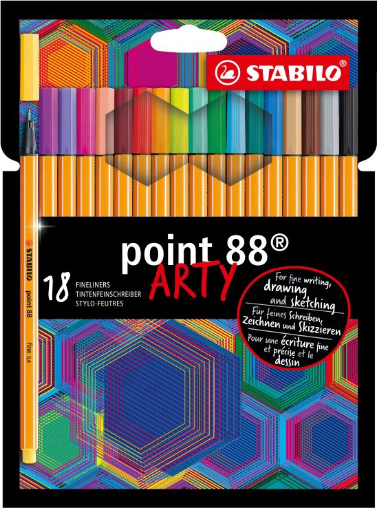 Stabilo Μαρκαδόροι Point Arty 88 18Τμχ (01088180) (0)
