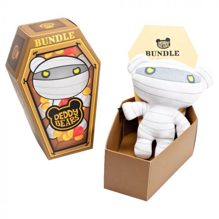 Deddy Bears Λούτρινο Coffin S1 14cm-8 Σχέδια-1Τμχ (30641) (0)