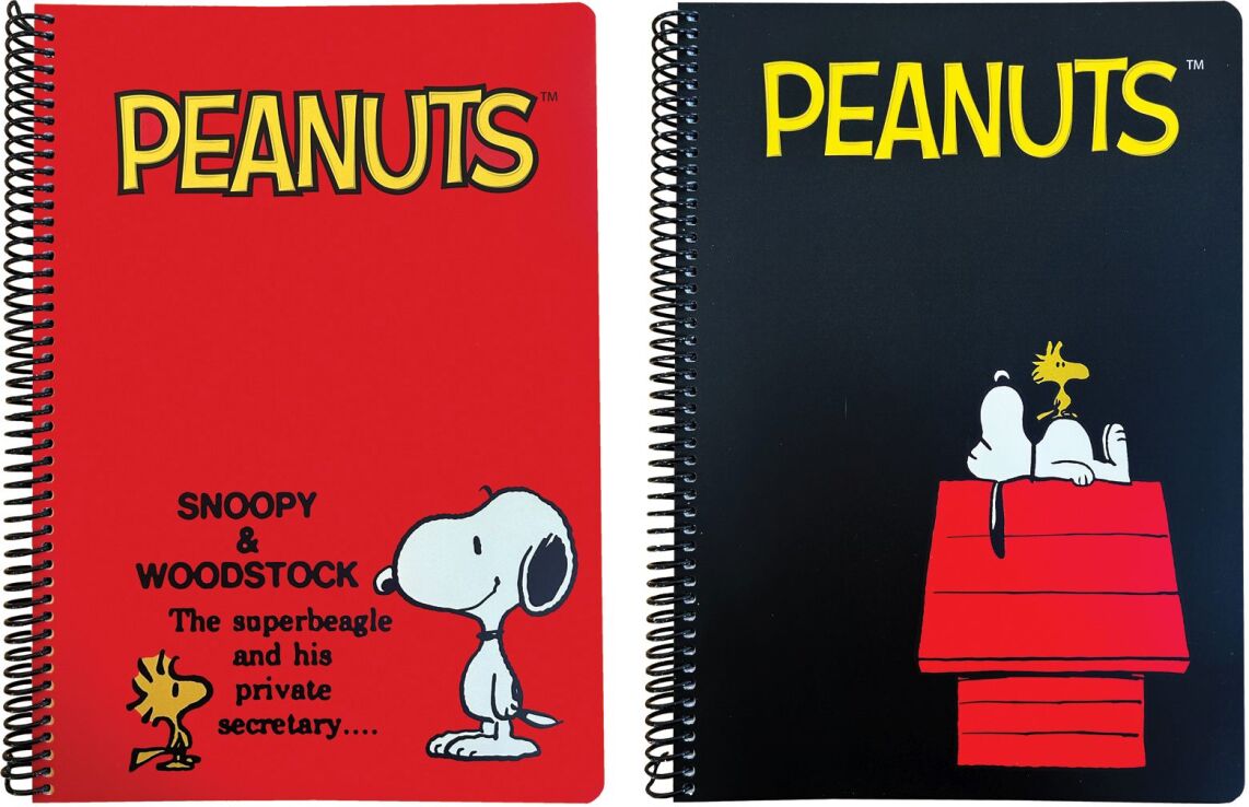 Peanuts Black-Red Τετράδιο Α4 Σπιράλ 3 Θεμάτων 105 Φύλλων-2 Σχέδια (365-10439) (0)