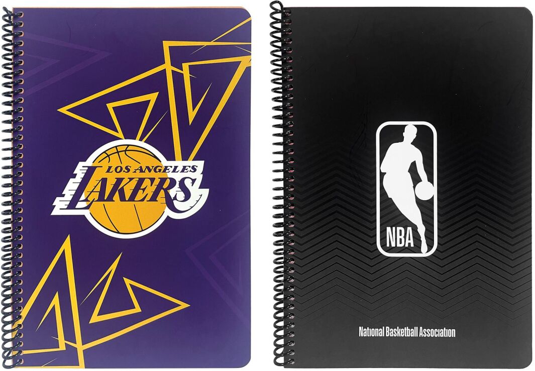 NBA Lakers-NBA Logo Τετράδιο 17X25 Σπιράλ 2 Θεμάτων 70 Φύλλων-2 Σχέδια (378-18402) (0)