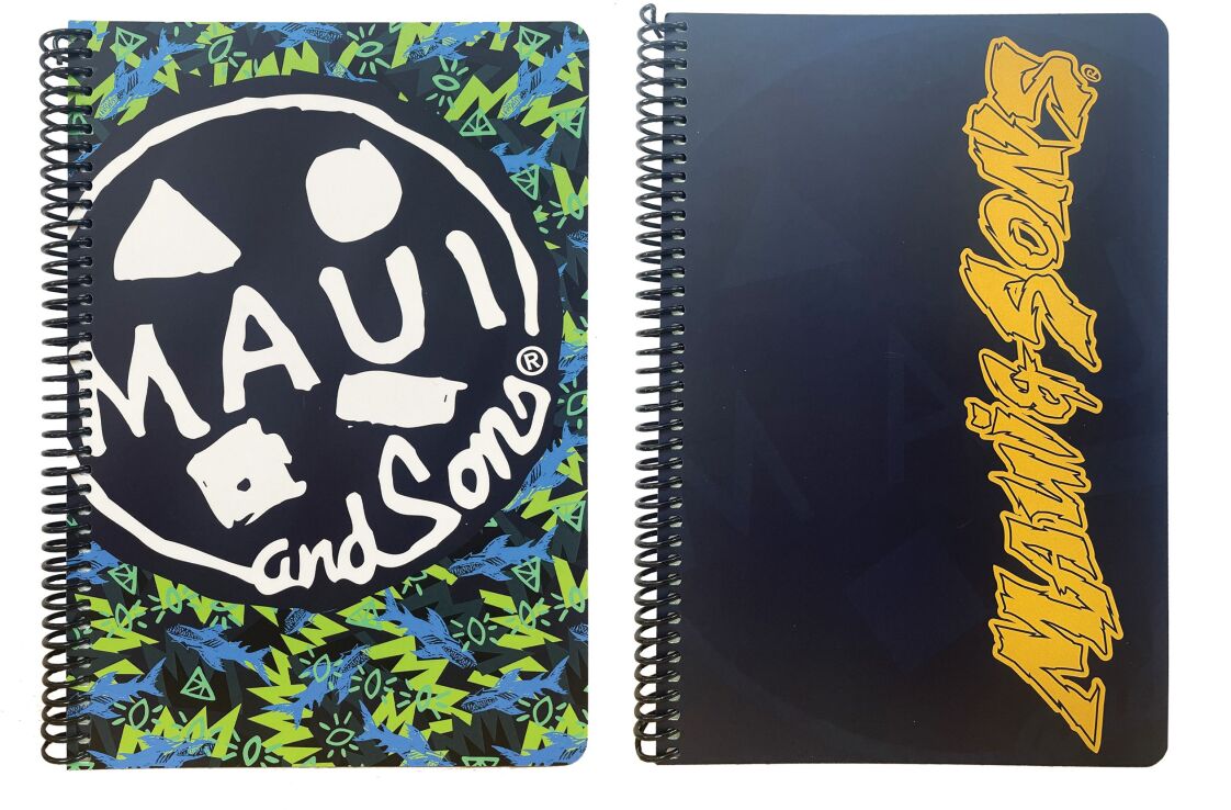 Maui Shark Tank-Logo Τετράδιο 17X25 Σπιράλ 3 Θεμάτων 105 Φύλλων-2 Σχέδια (339-27403) (0)