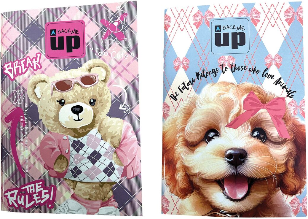 Scotch Bear-Scotch Dog Τετράδιο 17X25-2 Σχέδια (357-43400) (0)