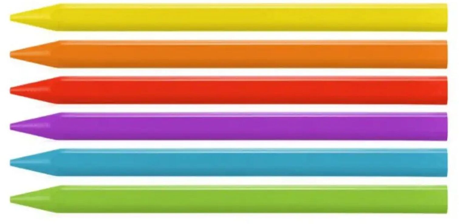 Milan Plastipastel Πλαστικά Χρώματα Τριγωνικά 6Τμχ (325-00329-022T06) (1)