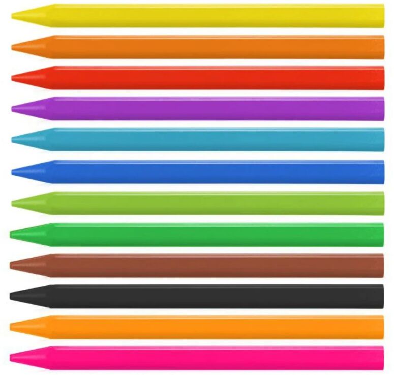 Milan Plastipastel Πλαστικά Χρώματα Τριγωνικά 12Τμχ (325-00330-022T12) (1)