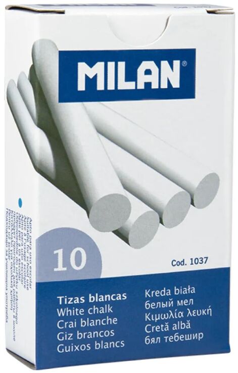 Milan Κιμωλίες Λευκές 10Τμχ (325-00421-1037) (0)