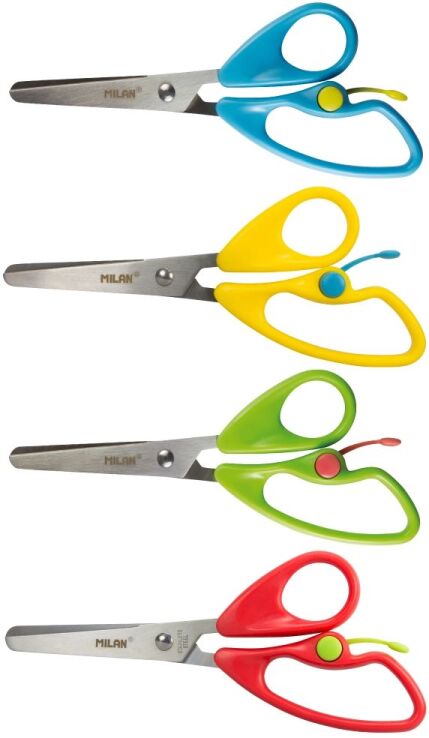 Milan Ψαλίδι Με Ασφάλεια 14cm-4 Σχέδια (325-01004-1489818) (0)