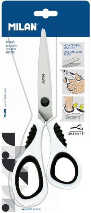 Milan Ψαλίδι Λευκό 20.5cm (325-01025-BWM10150) (0)