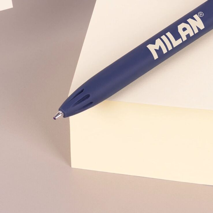 Milan Στυλό P1 430 Since 1918 Μπλε-4 Σχέδια (325-01291-176510930SNC) (1)