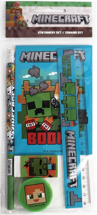 Minecraft Σετ Σχολικό+Μπλοκ (316-04755) (0)