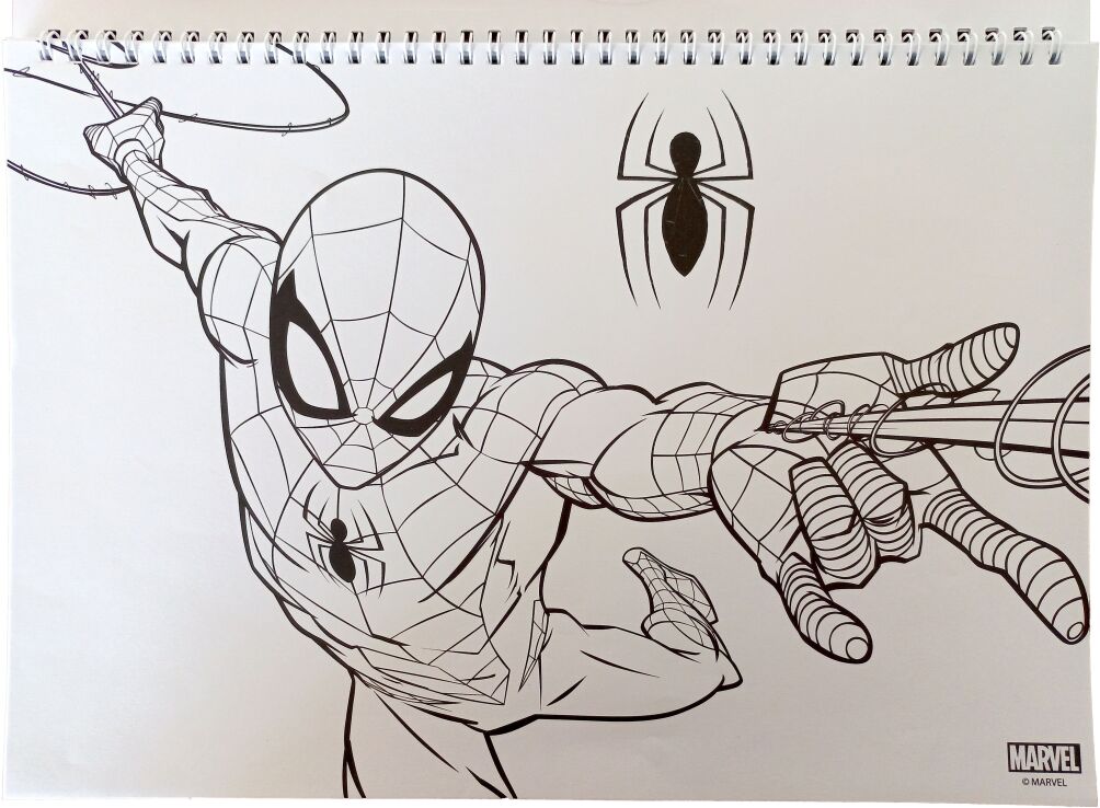 Spiderman Amazing 2 Μπλοκ Ζωγραφικής Α4+Stickers-40 Φύλλα (337-08416) (4)