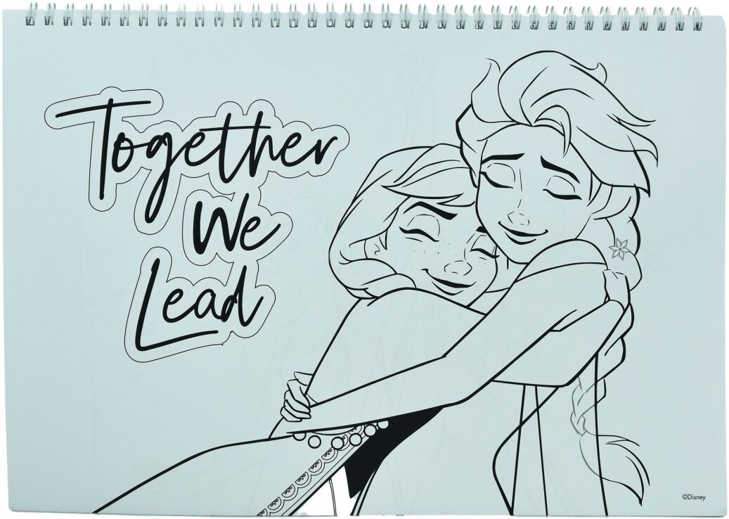 Frozen Μπλοκ Ζωγραφικής Α4+Stickers (341-71416) (3)